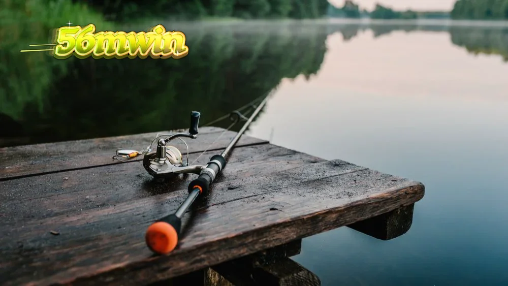 Painel de controle de um slot online moderno com temática aquática